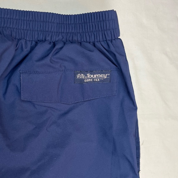 Vtg Tourney Gore Tex Mens Golf Rain Pants Sz Medium x 30 Blue 90s Y2K B4 - Picture 5 of 8